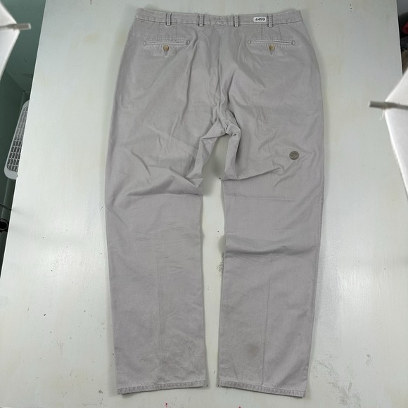 VTG Peter Millar Pants Men's 38x32 Beige Chino Khaki Golf 100% Pima Cotton Y2K - Picture 9 of 13